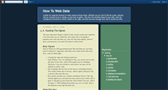 Desktop Screenshot of howtowebdate.blogspot.com