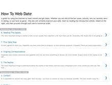 Tablet Screenshot of howtowebdate.blogspot.com