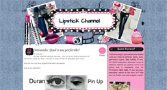Desktop Screenshot of lipstickchannel.blogspot.com