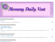 Tablet Screenshot of mommydailyvent.blogspot.com