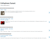 Tablet Screenshot of cellophanesunset.blogspot.com