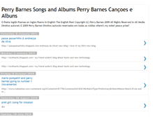 Tablet Screenshot of perrybarnessongs.blogspot.com