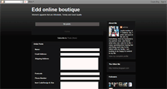 Desktop Screenshot of edd-fashionista.blogspot.com