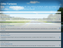 Tablet Screenshot of glitterfantasies.blogspot.com