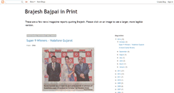 Desktop Screenshot of brajeshbajpai.blogspot.com