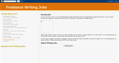 Desktop Screenshot of freewritingjobs.blogspot.com