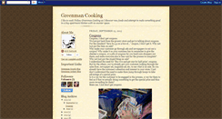 Desktop Screenshot of greenmancooking.blogspot.com