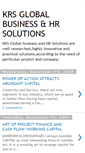 Mobile Screenshot of krsbusinessintegration.blogspot.com