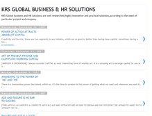 Tablet Screenshot of krsbusinessintegration.blogspot.com