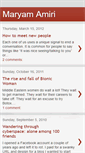 Mobile Screenshot of maryam-amiri.blogspot.com