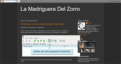 Desktop Screenshot of lamadrigueradelzorro.blogspot.com