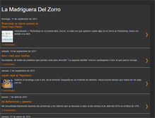 Tablet Screenshot of lamadrigueradelzorro.blogspot.com