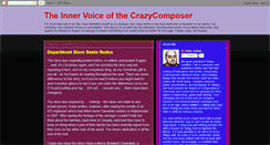 Desktop Screenshot of crazycomposer.blogspot.com