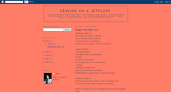 Desktop Screenshot of jules-leavingonajetplane.blogspot.com