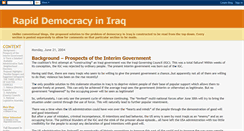 Desktop Screenshot of iraqdemo.blogspot.com