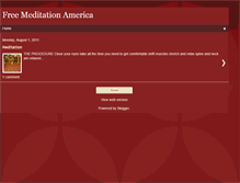 Tablet Screenshot of freemeditationamerica.blogspot.com