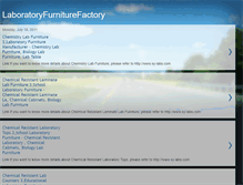 Tablet Screenshot of laboratoryfurniturefactory.blogspot.com