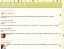 Tablet Screenshot of nutricionfiableparatodos.blogspot.com