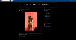 Desktop Screenshot of misfamosasfavoritas.blogspot.com