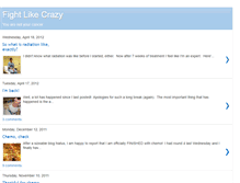 Tablet Screenshot of fightlikecrazy.blogspot.com