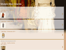 Tablet Screenshot of modelomasgrande.blogspot.com