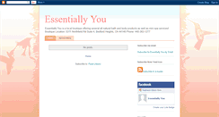 Desktop Screenshot of essentiallyyouoils.blogspot.com