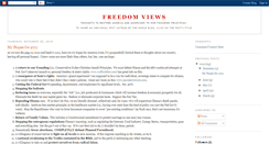 Desktop Screenshot of freedomviews.blogspot.com