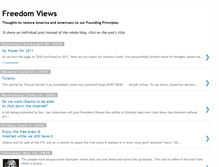 Tablet Screenshot of freedomviews.blogspot.com