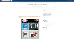 Desktop Screenshot of feistyfashiontips.blogspot.com