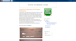 Desktop Screenshot of goodsummerjobs.blogspot.com