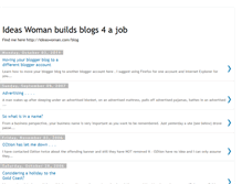 Tablet Screenshot of ideaswoman.blogspot.com