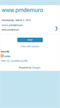 Mobile Screenshot of pmdemuro.blogspot.com