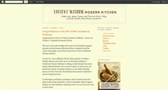 Desktop Screenshot of ancientwisdommodernkitchen.blogspot.com
