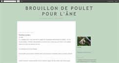 Desktop Screenshot of brouillondepoulet.blogspot.com