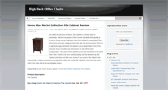 Desktop Screenshot of highbackofficechairs.blogspot.com