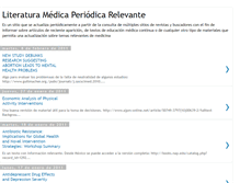 Tablet Screenshot of literaturamedicarelevante.blogspot.com