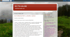 Desktop Screenshot of ielts-haijim.blogspot.com