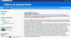 Desktop Screenshot of criticatuayuntamiento.blogspot.com