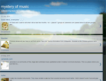 Tablet Screenshot of mysteryofmusic.blogspot.com