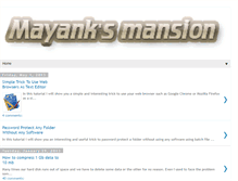 Tablet Screenshot of mayankmansion.blogspot.com