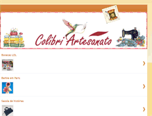 Tablet Screenshot of colibriartesanato.blogspot.com