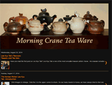 Tablet Screenshot of morningcraneteaware.blogspot.com