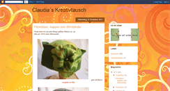 Desktop Screenshot of claudia-kreativtausch.blogspot.com