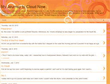 Tablet Screenshot of cloudninejourney.blogspot.com