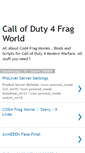 Mobile Screenshot of callofduty4fragworld.blogspot.com