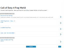 Tablet Screenshot of callofduty4fragworld.blogspot.com
