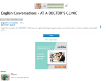 Tablet Screenshot of englishconversationatadoctorsclinic.blogspot.com