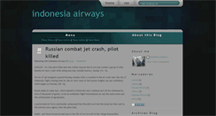 Desktop Screenshot of indonesia-airways.blogspot.com