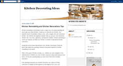 Desktop Screenshot of kitchendecorating-ideas.blogspot.com