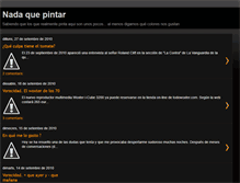 Tablet Screenshot of nadaquepintar.blogspot.com